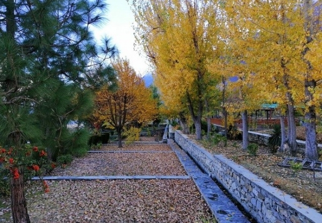Outside area of Serena Gilgit Hotel 